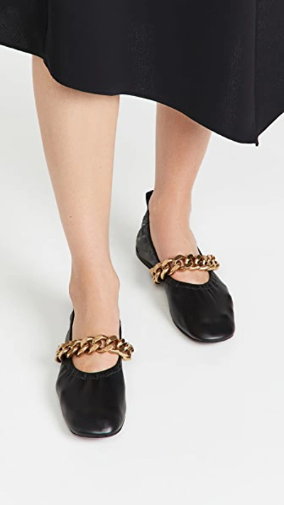 Shop Stella Mccartney Falabella Flats