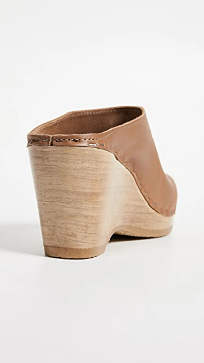 Shop No.6 New School Wedge Clogs In Palomino