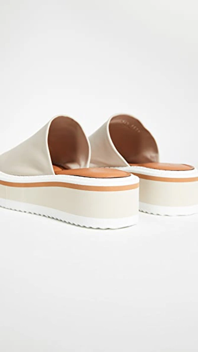 Shop Clergerie Fast5 Slide Sandals In Argile