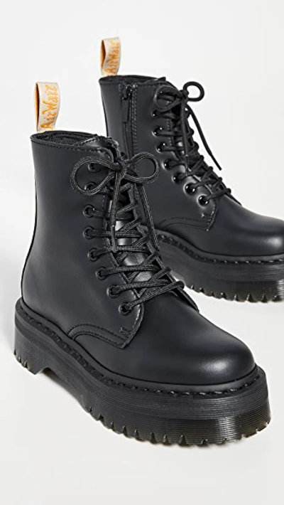 Dr. Martens Jadon Vegan Ii Mono Platform Boots In Black