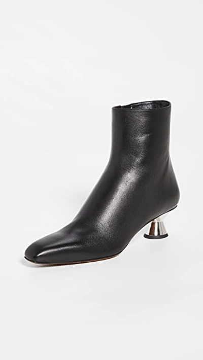 Shop Proenza Schouler Low Heel Booties In Black