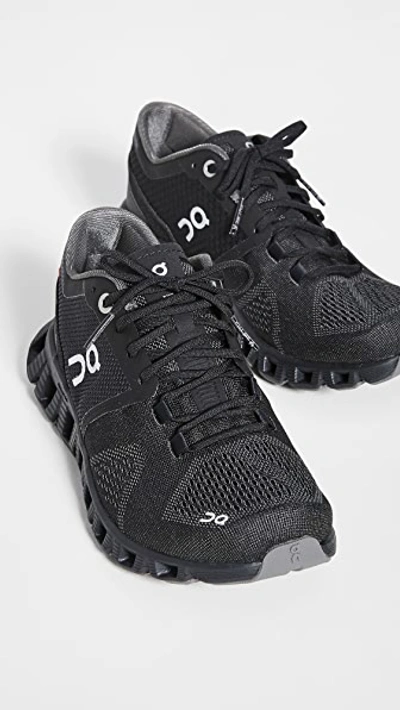 Shop On Cloud X Sneakers Black/asphalt