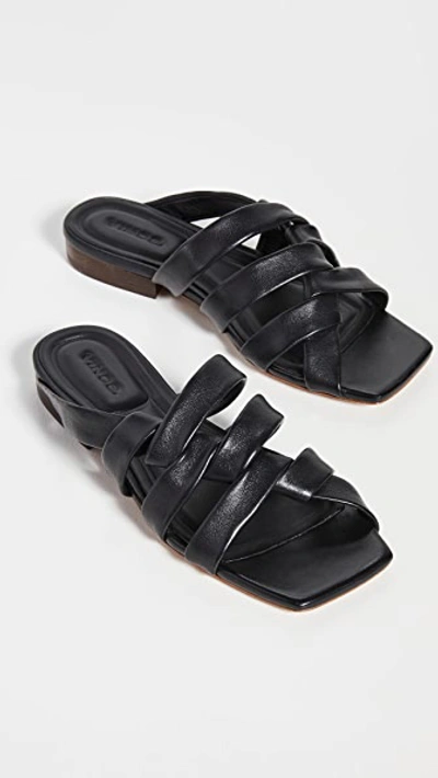 Shop Vince Zayna Sandals In Black