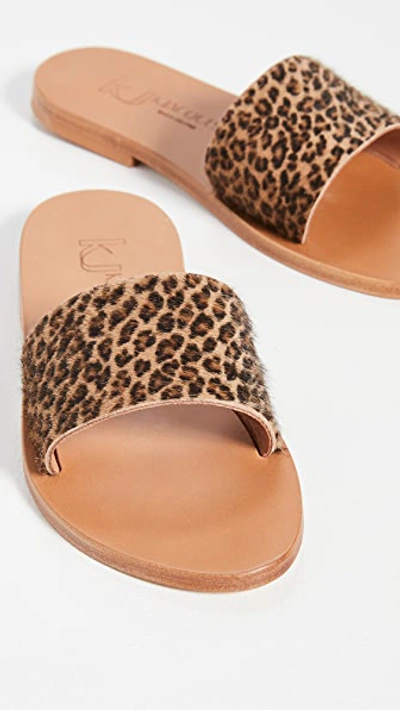 Shop K.jacques Arezzo Slides In Horsey Bableopard