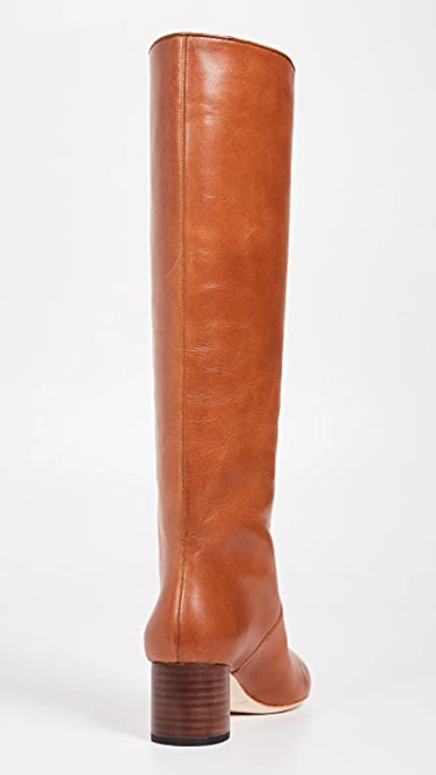 Shop Loeffler Randall Gia Tall Boots Cognac