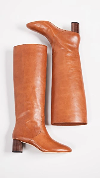 Loeffler Randall Gia Tall Boots In Cognac