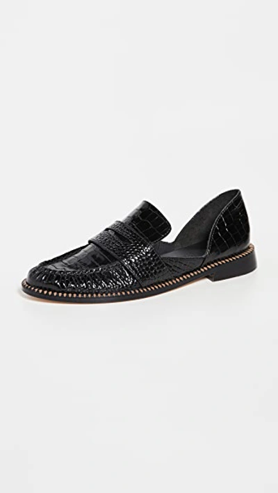 Freda Salvador Women's Tash Cutout Loafer Flats In Black