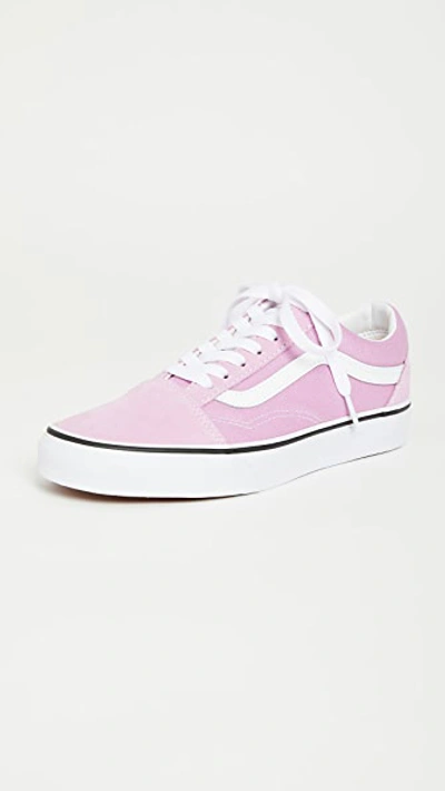 Vans Old Skool Sneakers In Pink In Blushing/true White | ModeSens