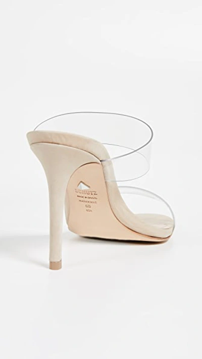 Schutz Ariella Strappy Sandals In Transparent