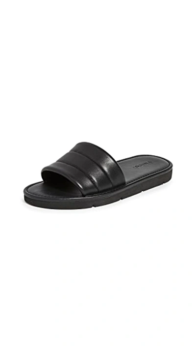 Shop Vince Olina Sandals In Black