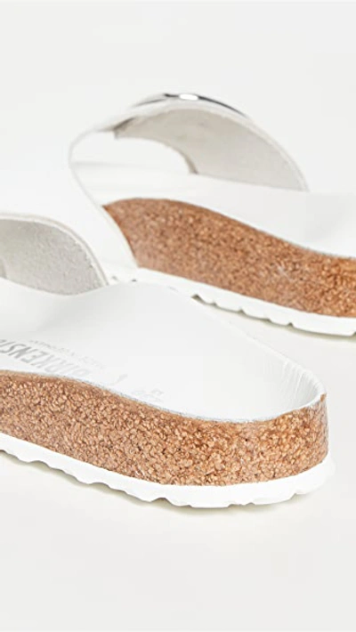 Shop Birkenstock Madrid Big Buckle Sandals White