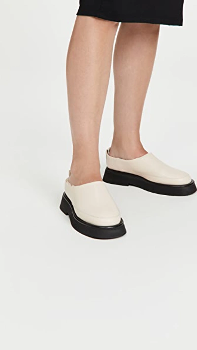 Shop Wandler Rosa Loafers With Shearling Lining