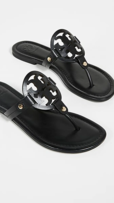 Tory Burch Miller Soft Sandal In Black