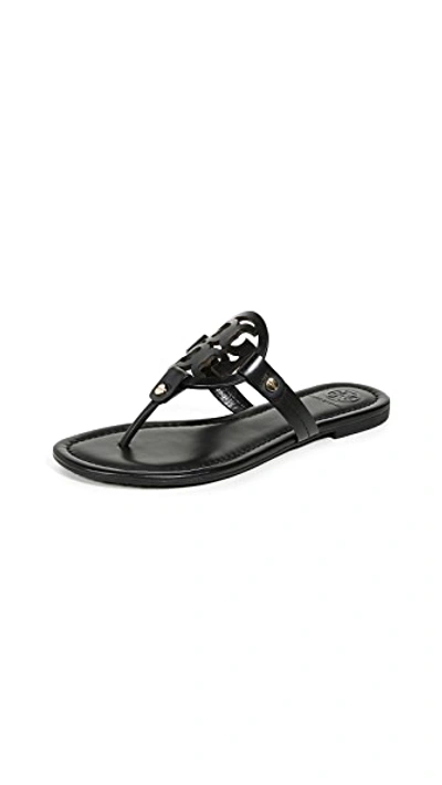 Tory Burch Miller Soft Sandal In Black