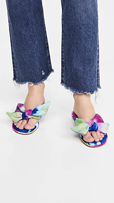 Shop Alexandre Birman Soft Clarita Flat Sandals In Bright