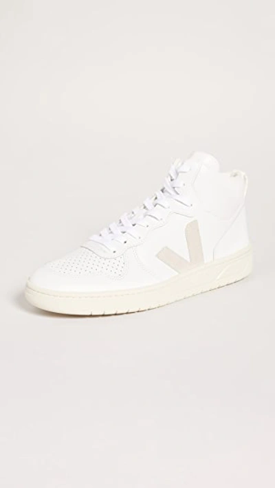 Veja V-15 Sneakers Extra-white/natural In Extra-white/natural