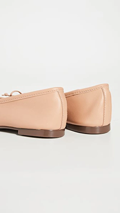 Schutz Arissa Flats Tan/honey Beige In Tan/honey Beige