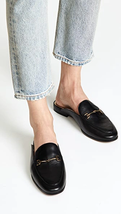 Shop Sam Edelman Linnie Flat Mules Black