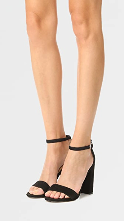 Shop Sam Edelman Yaro Suede Sandals Black