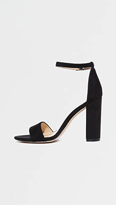Sam Edelman Yaro Suede Sandals In Black