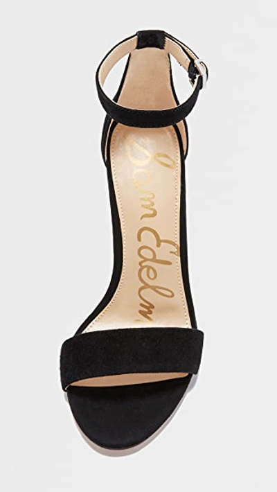 Sam Edelman Yaro Suede Sandals In Black
