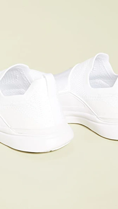 Apl Athletic Propulsion Labs Tech Loom Bliss Sneakers In White/white