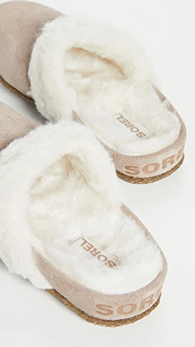 Sorel Nakiska Ii Faux Shearling Lined Slide Slipper