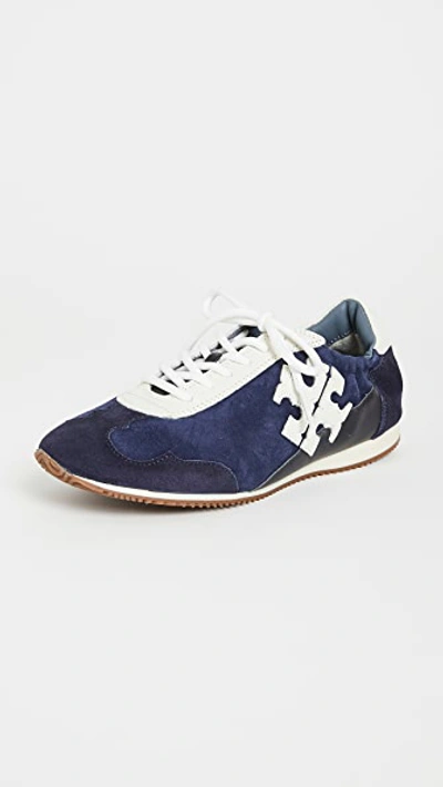 Tory Burch Women's Tory Lace Up Sneakers In Perfect Navy | ModeSens