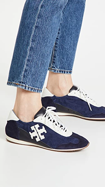 Shop Tory Burch Tory Sneakers In Perfect Navy