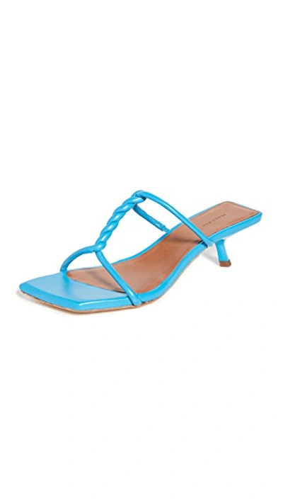 Shop Rejina Pyo Cleo Sandals 30mm In Blue