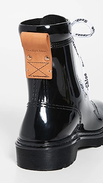 Florrie Lace Up Rain Boots