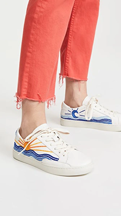 Shop Soludos Sunrise Sunset Sneakers White