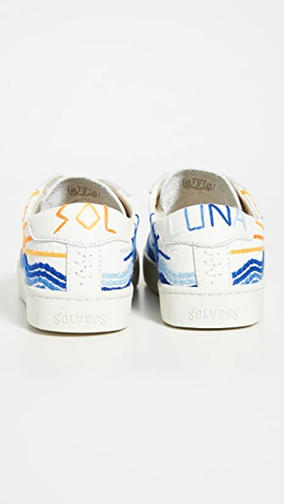 Shop Soludos Sunrise Sunset Sneakers White