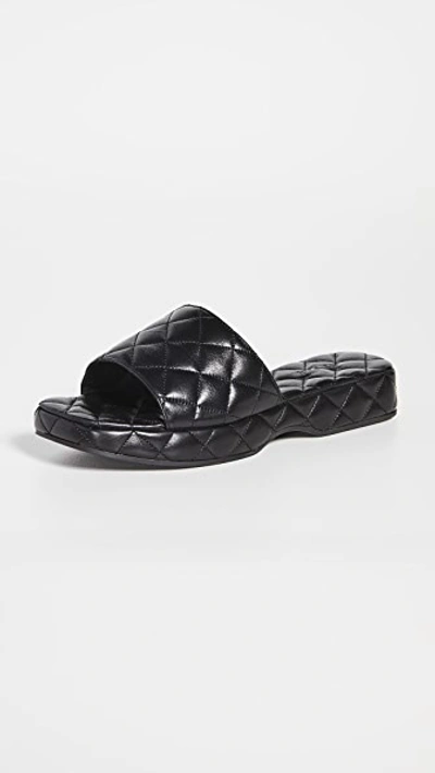 Shop By Far Lilo Slides In Black