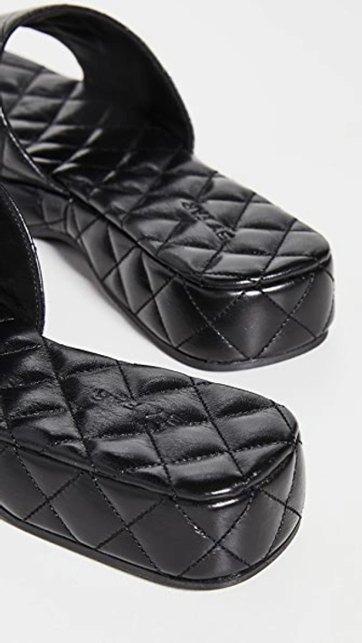 Shop By Far Lilo Slides In Black