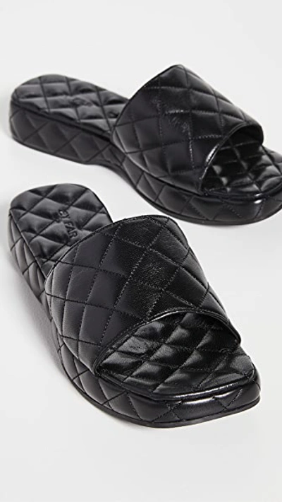 Shop By Far Lilo Slides In Black