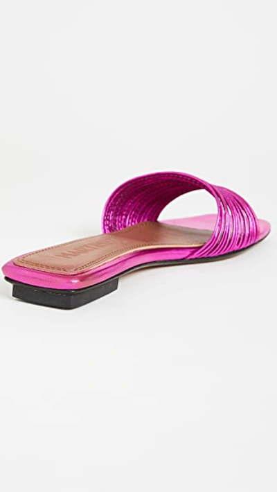 Shop Souliers Martinez Sandia 10mm Sandals In Pink Metal