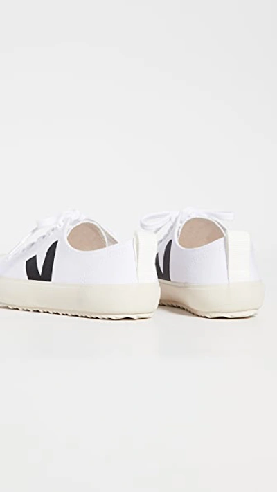 Shop Veja Nova Vegan Sneakers In White/black