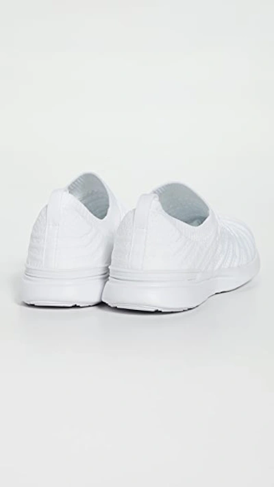 Apl Athletic Propulsion Labs Athletic Propulsion Labs White Techloom Wave Sneakers In White/white