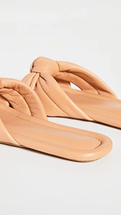 Shop Loeffler Randall Polly Puffy Knot Sandals In Caramel