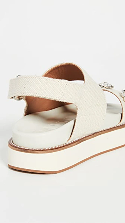 Shop Ganni Mid Deco Sandals