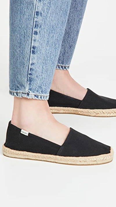 Shop Soludos Dali Espadrilles Black