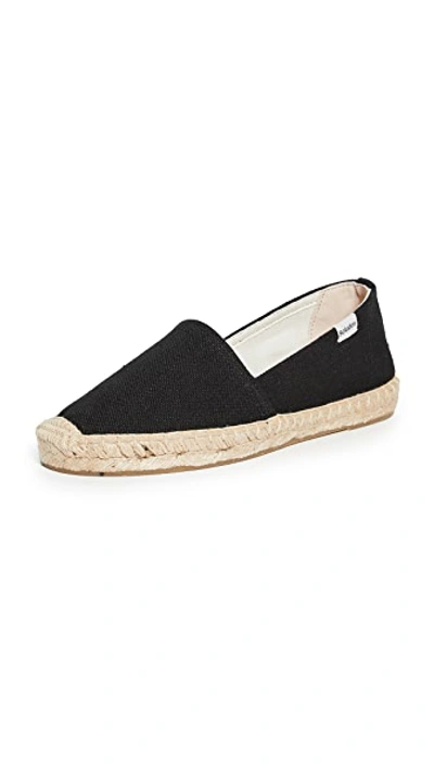 Shop Soludos Dali Espadrilles Black