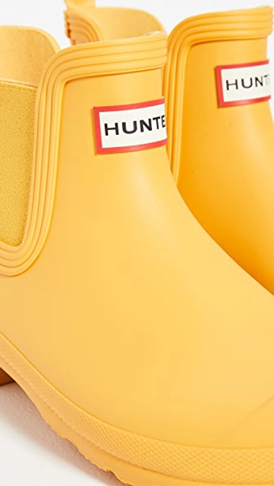 Shop Hunter Original Chelsea Boots Yellow