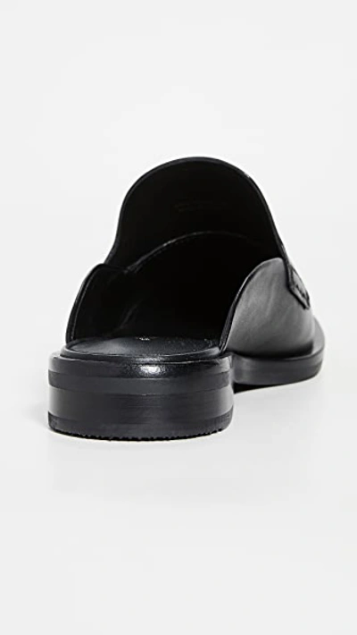 3.1 Phillip Lim Black Alexa Loafer Mules In Black