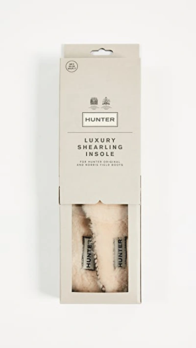 Shop Hunter Luxury Shearling Insoles Natural