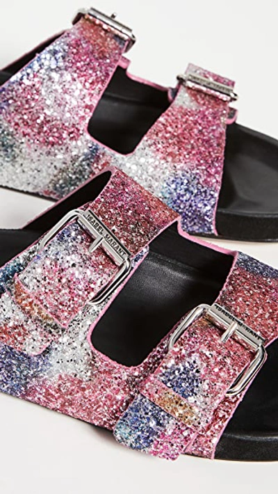 Shop Isabel Marant Lennyo Sandals In Multicolor