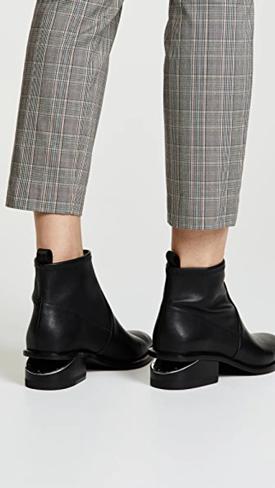 Shop Alexander Wang Kori Stretch Booties In Black