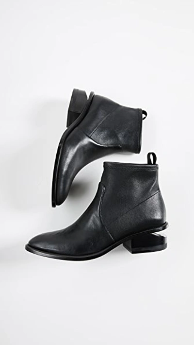 Shop Alexander Wang Kori Stretch Booties In Black