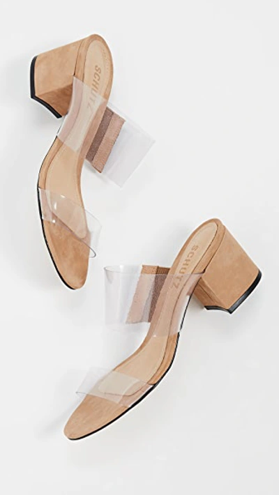 Shop Schutz Victorie Slide Honey Beige